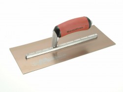 Marshalltown MPB7GSD Pre-Worn Plasterers Trowel Gold Stainless Steel 12in x 5in