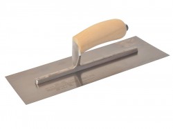 Marshalltown MXS13SS Plasterers Finishing Trowel Stainless Steel Wooden Handle 13 x 5in