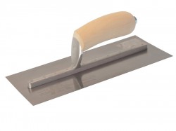 Marshalltown MXS1SS Plasterers Finishing Trowel Stainless Steel Wooden Handle 11 x 4.1/2in