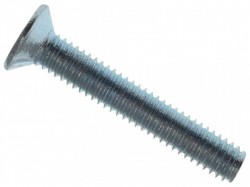 METALMATE� Machine Screw Pozi Compatible CSK ZP M4 x 12mm Box 50