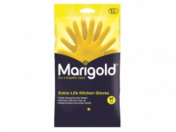 Marigold Extra-Life Kitchen Rubber Gloves - Medium (1 Pair)
