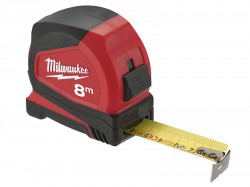 Milwaukee Hand Tools Pro Compact Tape Measure 8m (Width 25mm) (Metric Only)