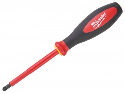 Milwaukee Hand Tools VDE Slotted/Pozidriv Screwdriver SL/PZ2 x 100mm