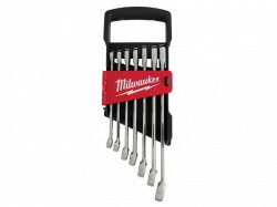 Milwaukee Hand Tools MAX BITE Ratcheting Metric Combination Spanner Set, 7 Piece