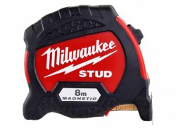 Milwaukee Hand Tools STUD II Magnetic Tape Measure 8m (Width 33mm) (Metric only)
