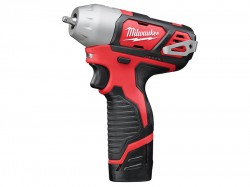 Milwaukee M12 BIW14-202C Sub Compact 1/4in Impact Wrench 12 Volt 2 x 2.0Ah Li-Ion