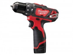 Milwaukee M12 BPD-202C Cordless Percussion Drill 12 Volt 2 x 2.0Ah Li-Ion