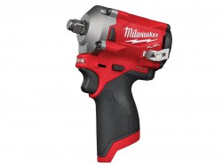 Milwaukee Power Tools M12 FIWF12-0 FUEL 1/2in Impact Wrench 12V Bare Unit