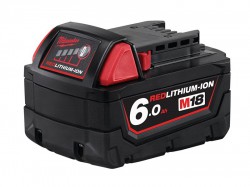 Milwaukee M18 B6 REDLITHIUM-ION Slide Battery Pack 18 Volt 6.0Ah Li-Ion