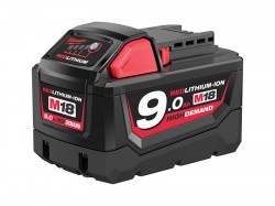 Milwaukee M18 B9 REDLITHIUM-ION Slide Battery Pack 18 Volt 9.0Ah Li-Ion
