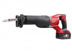 Milwaukee M18BSX-402C Reciprocating Saw 18 Volt 2 x 4.0Ah Li-Ion