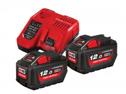 Milwaukee Power Tools M18 HNRG Battery Twin Pack 18V 12.0Ah