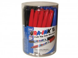 Markal Dura-Ink 15 Fine Tip Marker (Tub of 48)
