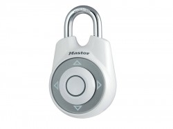 Master Lock One Directional Movement Combination 55mm Padlock - White