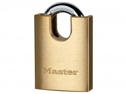 Master Lock Solid Brass 40mm Padlock 5-Pin Shrouded Shackle