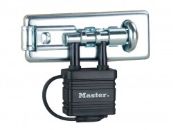 Master Lock Bolt Hasp with Integrated Lock 110mm