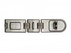Master Lock Wrought Steel Double Hinged Hasp 200mm