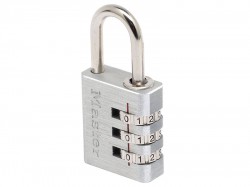 Master Lock Aluminium 30mm 3-Digit Combination Padlock