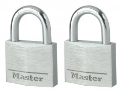 Master Lock Aluminium 30mm Padlock 4-Pin - Keyed Alike x 2