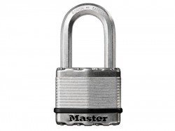 MasterLock Excell Laminated Steel 50mm Padlock - 38mm Shackle