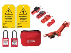 Master Lock Electrical Lockout / Tagout Kit 9-Piece