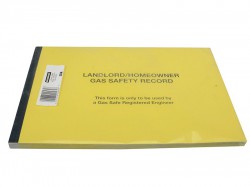 Monument 532P Gas Safe Landlords Gas Safety Record Pad of 50