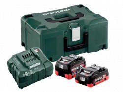 Metabo Basic-Set LiHD 18V 1 x 4.0Ah & 1 x 5.2Ah