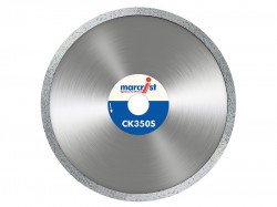 Marcrist CK350 Smooth Rim Diamond Blade Tile Cut 125mm x 22.2mm