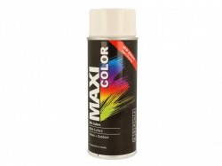 MAXICOLOR Spray Paint Gloss White 400ml MX9010