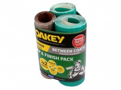 Oakey Prep & Finish Assorted 115mm x 2m (Pack 3)