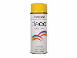 PlastiKote Deco Spray Paint High Gloss RAL 1021 Rapeseed Yellow 400ml