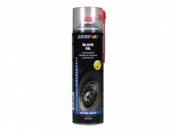 PlastiKote Pro Black Oil Spray 500ml