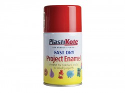 Plasti-kote Fast Dry Enamel Aerosol Insignia Red 100ml