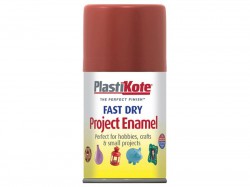 Plasti-kote Fast Dry Enamel Aerosol Nut Brown 100ml