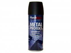 Plasti-kote Metal Protekt Spray Matt Black 400ml