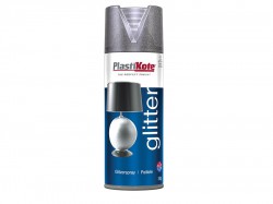 Plasti-kote Glitter Effect Spray Silver 400ml