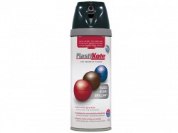 Plasti-kote Twist & Spray Gloss Black 400ml