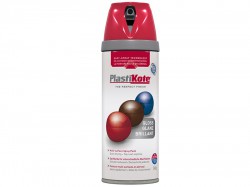 Plasti-kote Twist & Spray Gloss Bright Red 400ml