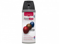 Plasti-kote Twist & Spray Satin Black 400ml