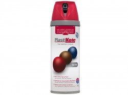 Plasti-kote Twist & Spray Satin Real Red 400ml