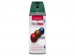 Plasti-kote Twist & Spray Satin Hunt Green 400ml