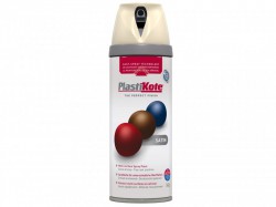 Plasti-kote Twist & Spray Satin Grey Beige 400ml