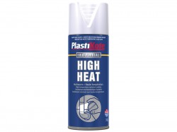 Plasti-kote High Heat Paint White 400ml