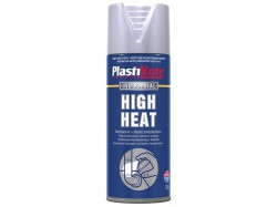 Plasti-kote High Heat Paint Aluminium 400ml