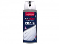 Plasti-kote Twist & Spray Radiator Satin White 400ml