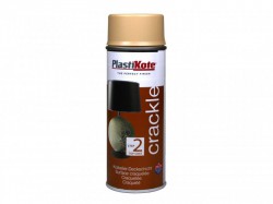 PlastiKote Crackle Touch Spray Heritage Gold Top Coat 400ml