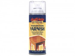 Plasti-kote Varnish Spray Clear Gloss 400ml