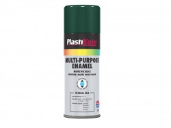 Plasti-kote Multi Purpose Enamel Spray Paint Gloss Green 400ml