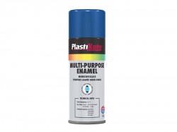 Plasti-kote Multi Purpose Enamel Spray Paint Gloss Blue 400ml