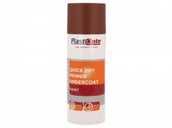 PlastiKote Trade Quick Dry Primer Spray Red Oxide 400ml